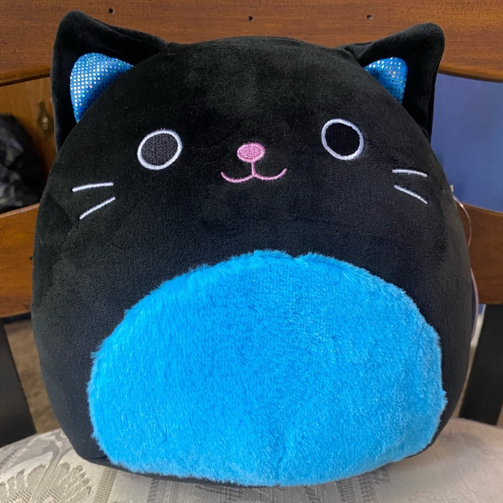 Squishmallow Eponine Black Cat 8" Plush NWT Halloween,‎ Fall Stuffed Animal